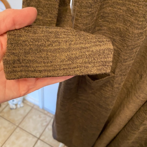 NWT Agnes & Dora Brown Long Length Duster Open Front Cardigan Caftan M - Picture 3 of 8